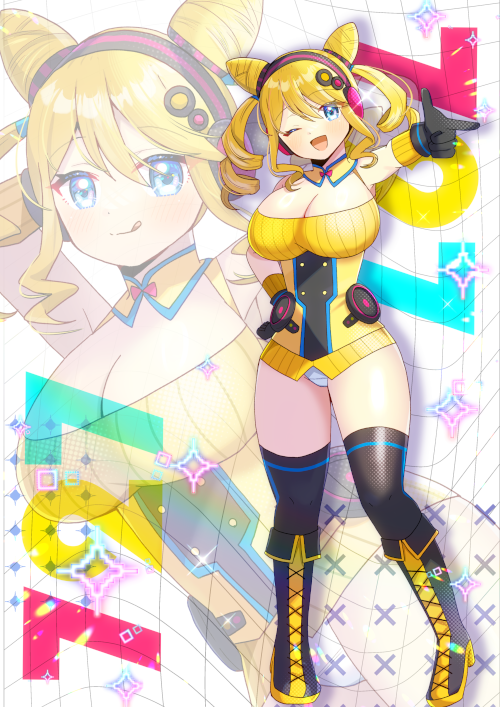 「うらしまさんのOC、727ちゃんを描かせて頂きました! Skebリクエスト有難う」|ヒヨヨ@skeb募集中のイラスト
