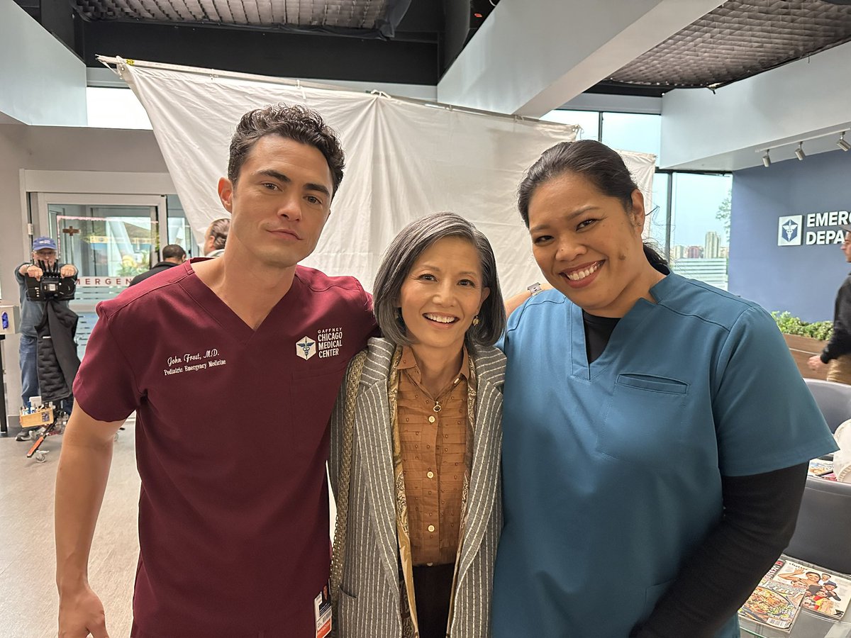 Loved documenting this scene bc all the principal actors are Asian American  #ChicagoMed