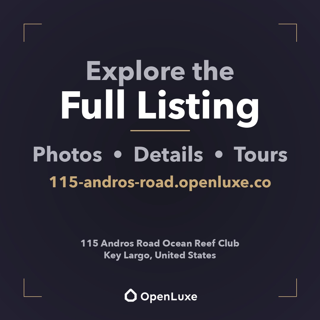 openluxeco's tweet photo. FOR SALE: 115 Andros Road Ocean Reef Club
$15.0M | Key Largo
3BR | 3BA
Listed by Ocean Reef Club Sotheby's Inte...

https://t.co/trNMjsdM7D

#Estate #ItalyRealEstate https://t.co/VnHY75Ckee