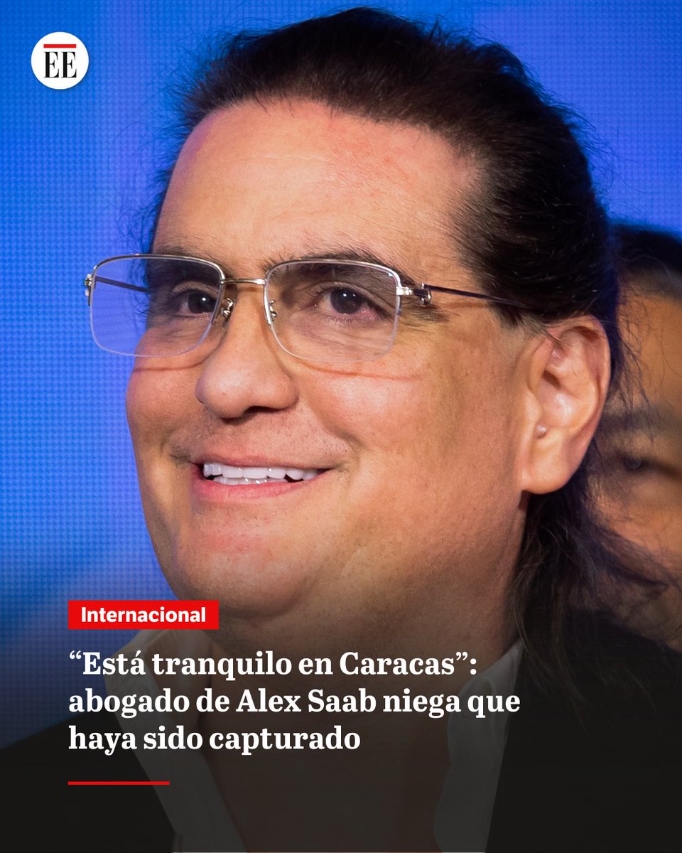 ReporteYa's tweet image. #4Feb #AlexSaab 
Mientras versiones apuntan a la detención de Alex Saab, su abogado, Luigi Giuliano, dijo que se vio con él y que se encuentra en libertad.
👉🏻 trib.al/nkE3ACs - @elespectador