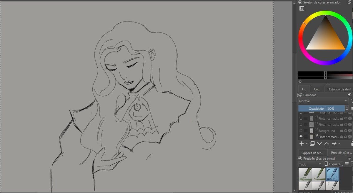 usando minha mesa digitalizadora pela primeira veeez 😭
 (é mais complicado do que pensei, irei precisar treinar mto