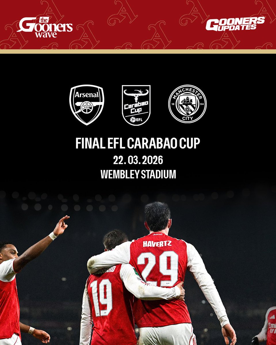 TUNTASKAN, REBUT TROFI PERTAMA!

#TheGoonersWave #Arsenal #WeAreWave