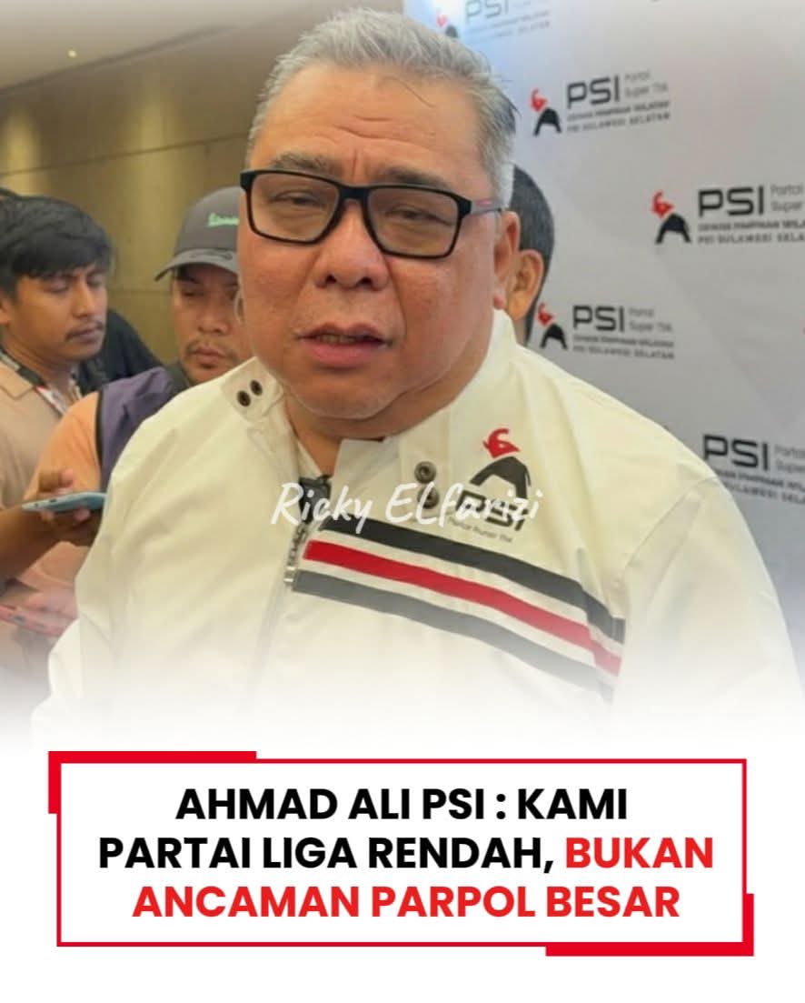 Ada apa dengan PSI?
Ini bukan Ahmad Ali yang aku kenali. 

Ralat pak, ralat ‼️😁

——-
Kamis Pagii Morninggg Mowning Putusin Perang Dunia III