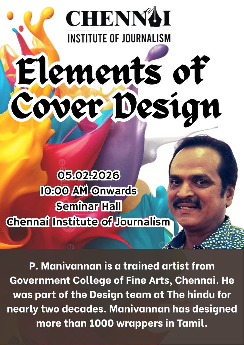 Chennai Institute of Journalism tweet media