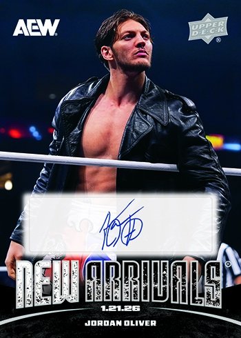 wrestlingcards's tweet image. Cards #4 &amp;amp; 5 of 2026 @UpperDeckSports AEW New Arrivals of @TheJordanOIiver &amp;amp; @ThePrizeCityOG are now available to purchase in the Upper Deck E-pack store until 2/11/26. #AEW #UpperDeck #NewArrivals #WrestlingCards #WrestlingTradingCards
