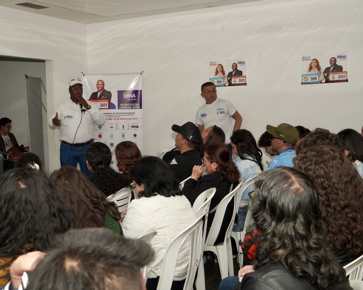 jorgeivanmina's tweet photo. Gracias, 📍Bogotá. Cada día son más los ciudadanos que se suman a este proyecto que escucha, propone y actúa. ¡Porque cuando existe un propósito, TODO camina!
 Seguimos construyendo una representación que une, que trabaja por la gente y que pone la dignidad como un derecho.

¡Con Jorge Iván Mina, TODO CAMINA!

#CámaraAFRO
#Elecciones2026