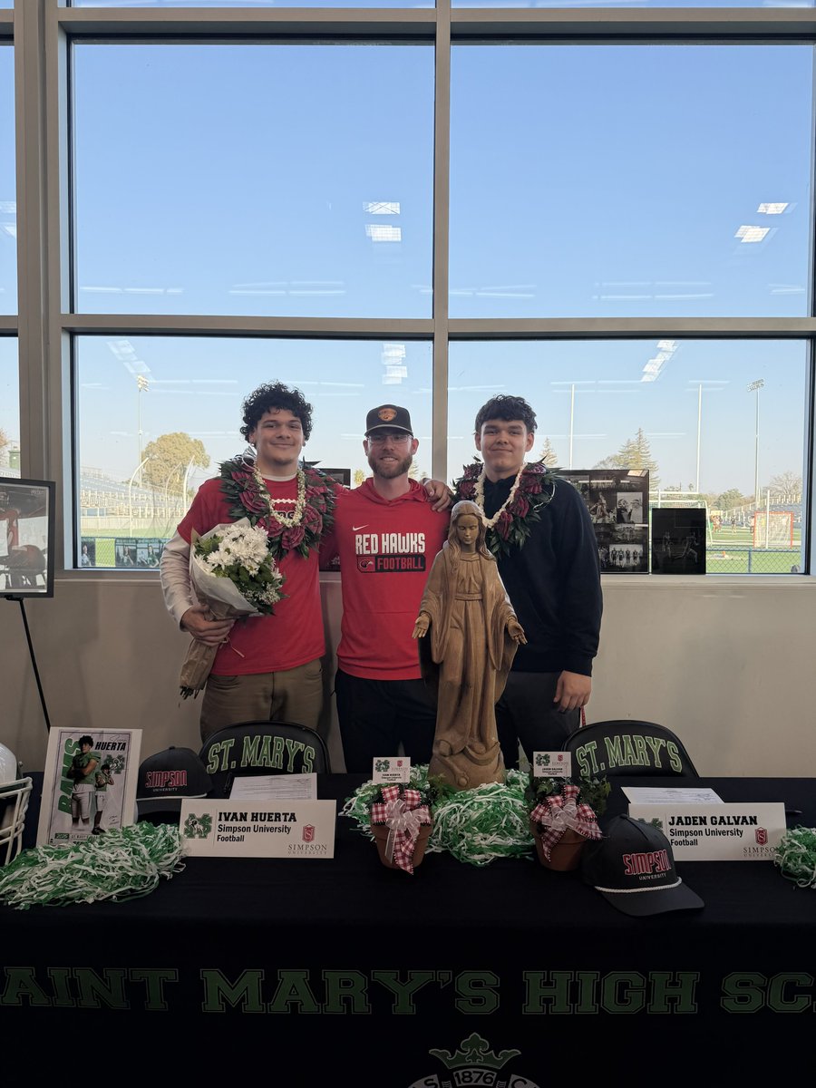 Simpson Red Hawks Football tweet media