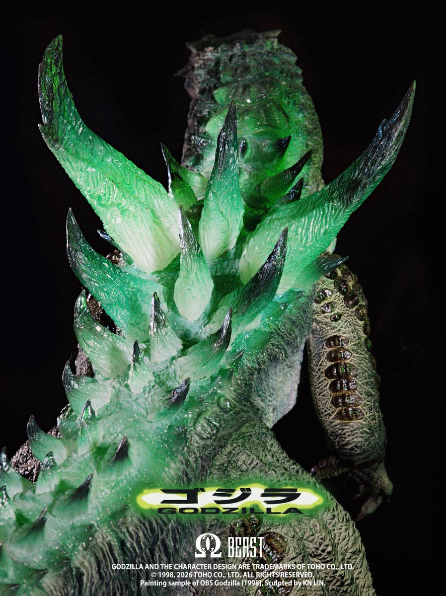EZHOBI OBS – Omega Beast Godzilla 1998 (Glow in the Dark) Kit