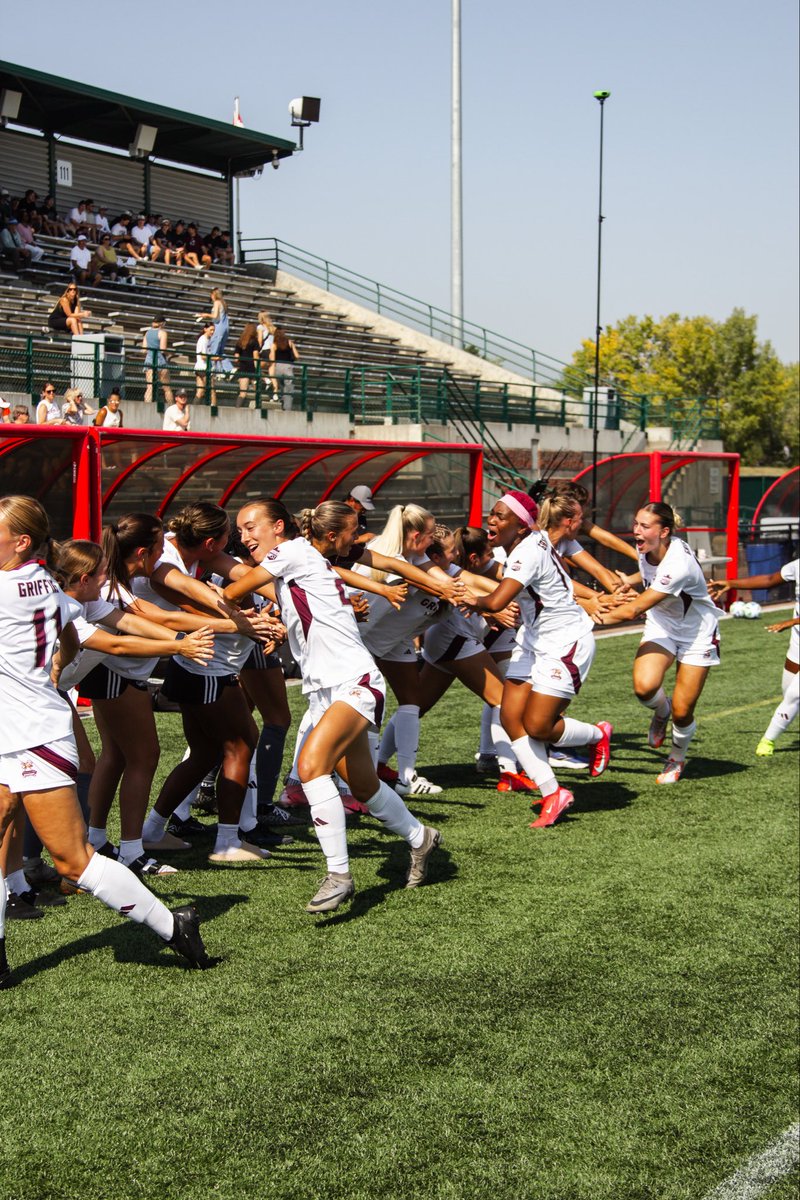 Griffins_WSOC's tweet photo. Celebrating National Girls &amp; Women in Sports Day with the women who show up, work hard, and constantly raise the bar on and off the pitch! 🫶🏻 https://t.co/pQXp9py5ey