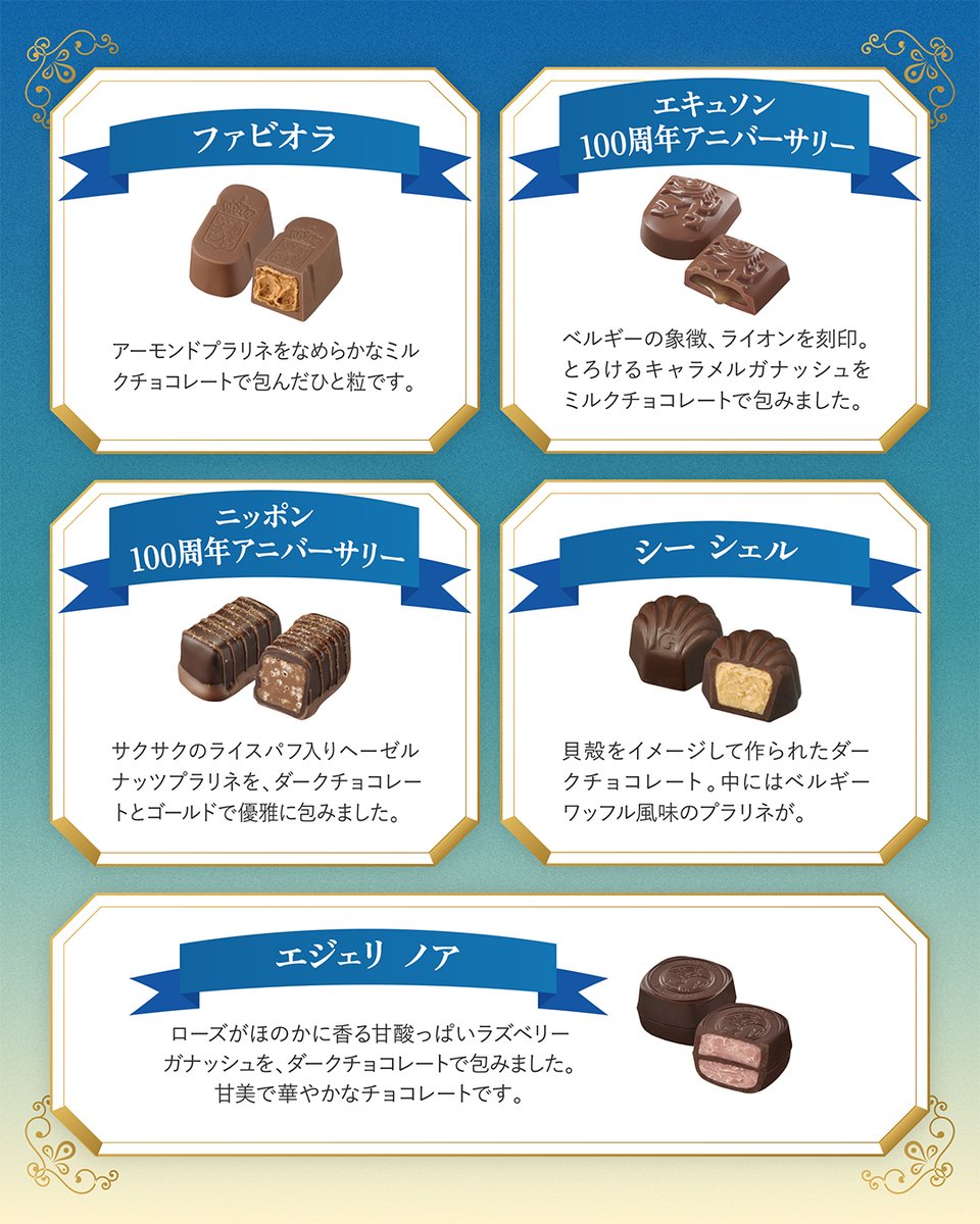 100年の遊び心 アソートメント 各粒のご紹介✨ #ゴディバ #GODIVA