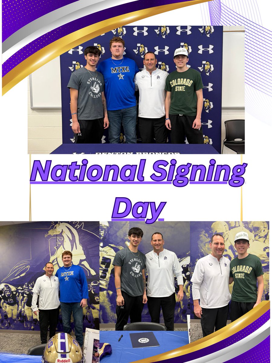 Denton High Broncos Football tweet media