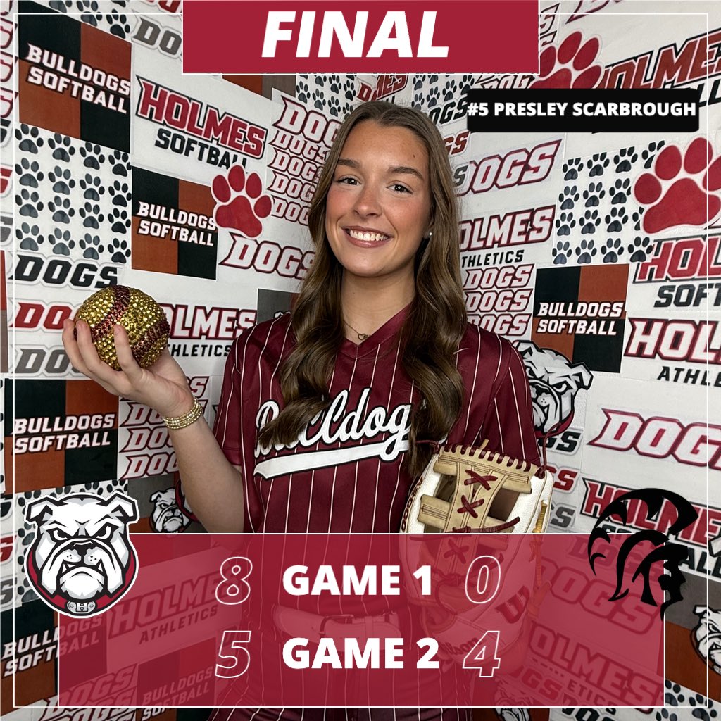 The Lady Bulldogs earn their first two wins of the season today behind a no hitter in game 1 from freshmen pitcher Presley Scarbrough!! #GoDogs