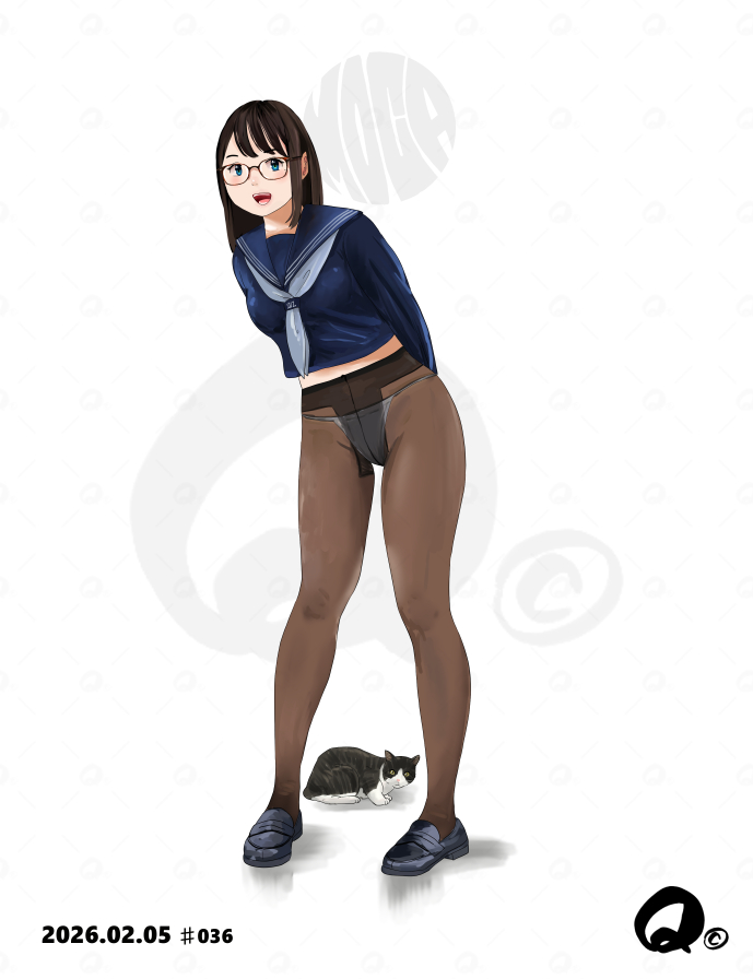 ごめん❣スカート描き忘れました～😱 