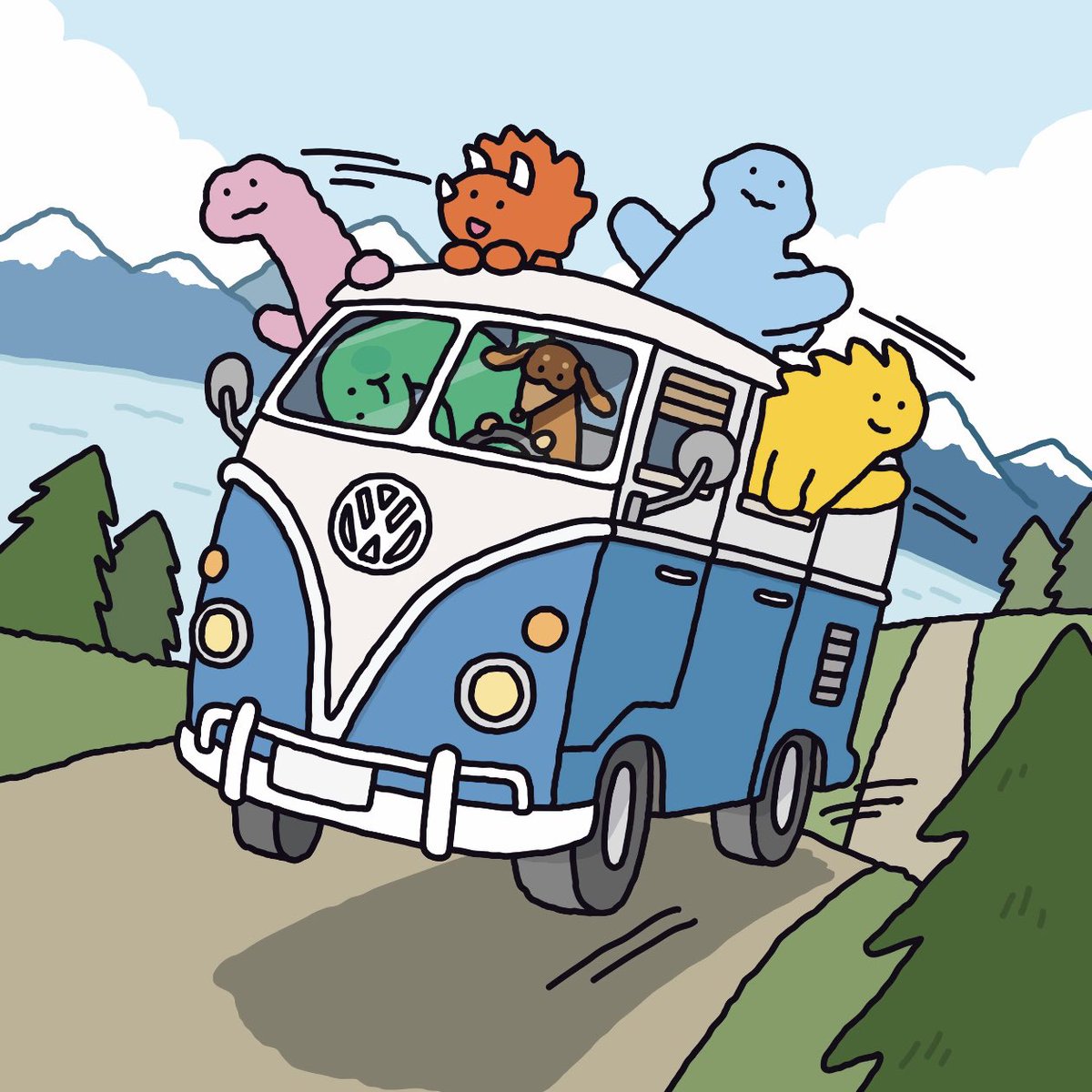 Met a few travelers along the way.
Turns out we’re heading in the same direction.