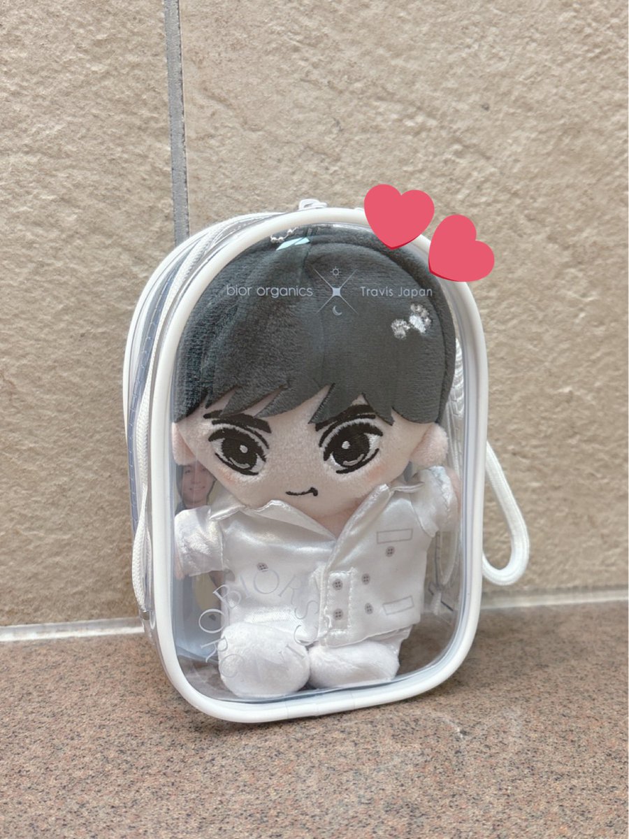 bior organicsオリジナル Travis Japanクリアポーチ ↑ トラジャのはぴ