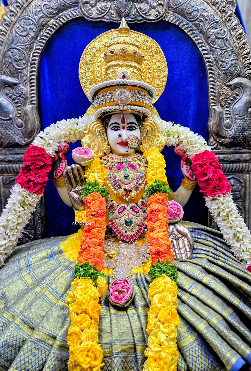 Bhagyalaxmimata's tweet photo. आज 05/02/2026 गुरुवार का अलंकार।
#BhagyaLaxmiMandirCharminar
#JaiMaaBhagyaLaxmi
#JaiHoMereBhagyaLaxmi https://t.co/zGN9qk9UMc