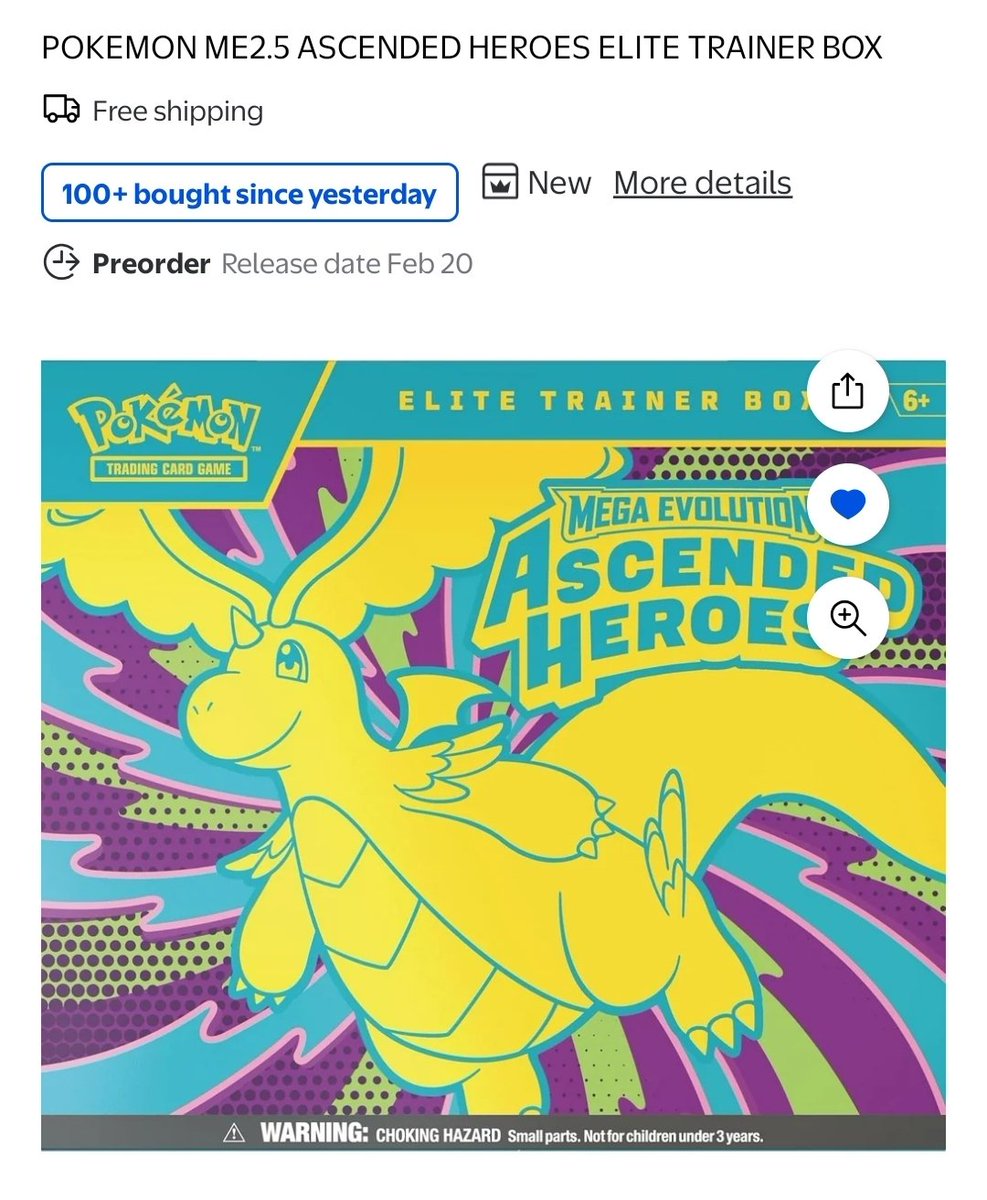 CollectingEmAll's tweet photo. 🚨WALMART DROP AT 9PM ET🚨

💾 SAVE links below for potential drops tonight!

Please double check the seller! The waiting queue should open up for the ones that are part of tonight's drop!

GOOD LUCK!!!

#pokemontcg #instock #walmartdrop #pokemon #collectibles #rare #fypシ https://t.co/WNNzjpK9Ho