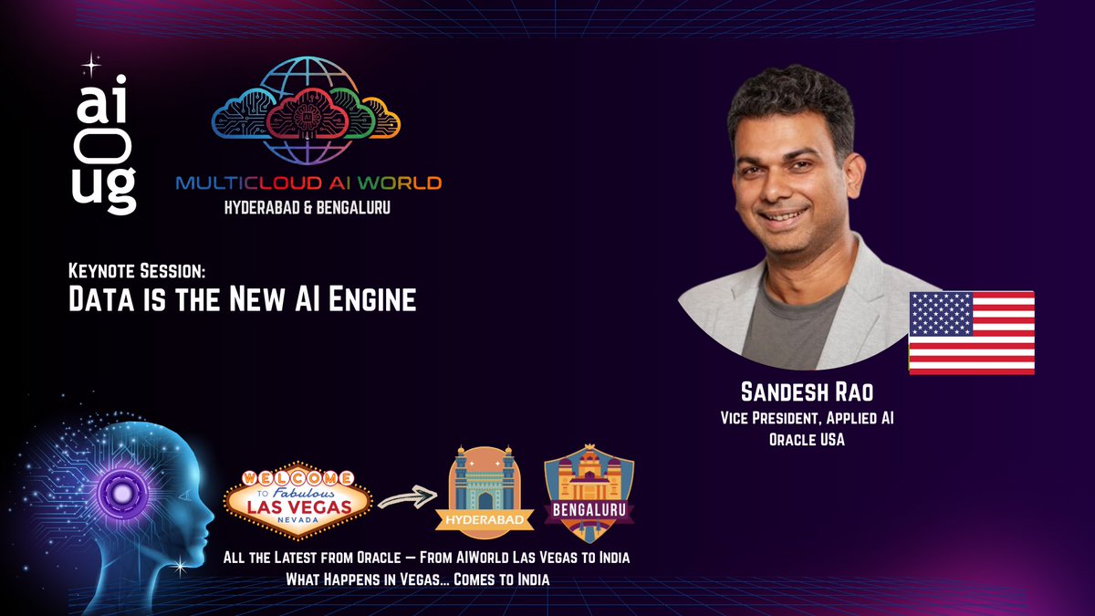 All India Oracle Users Group (AIOUG) tweet media