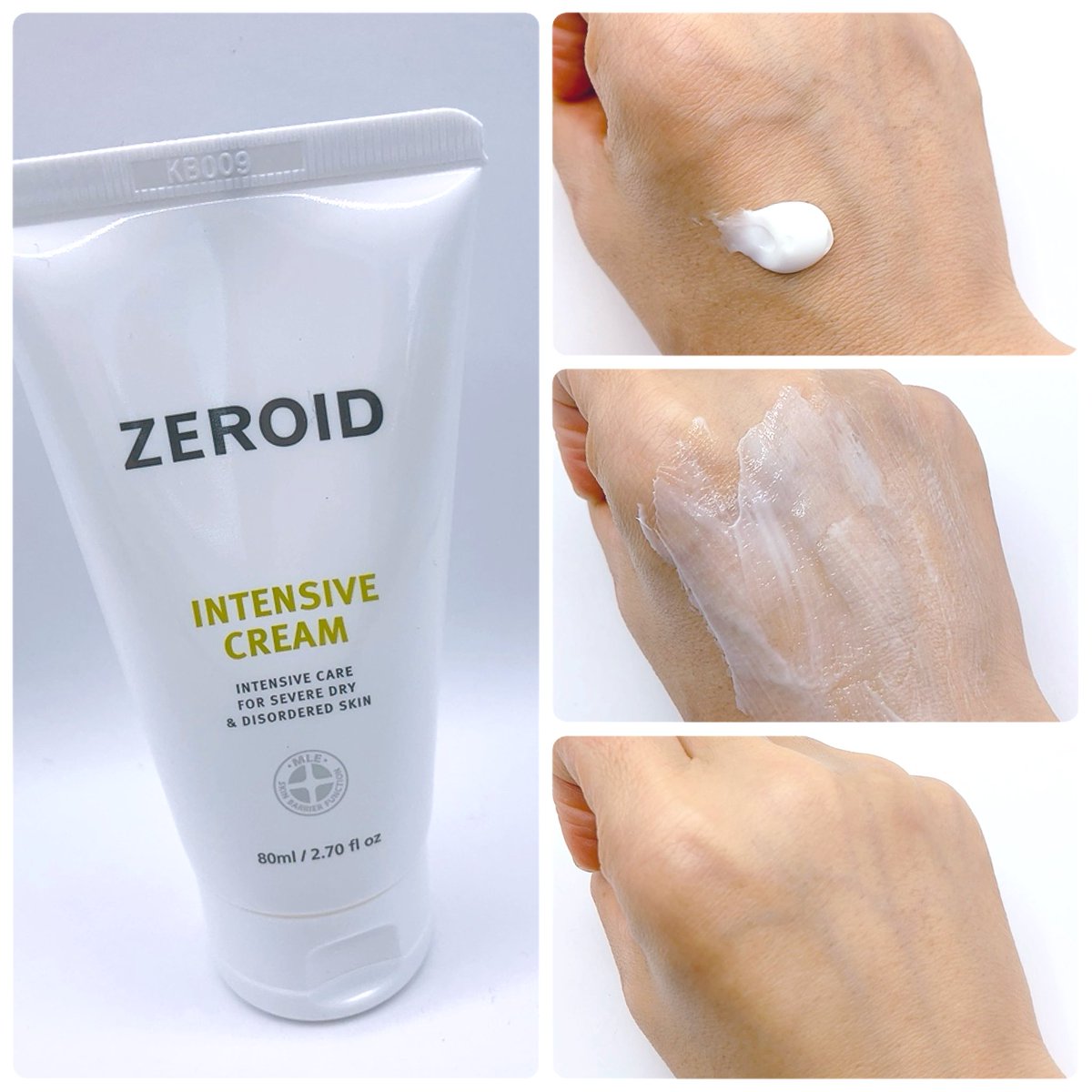 PR #ゼロイド ゼロイドZEROID様@zeroid_jp の 🌿 インテンシブクリーム