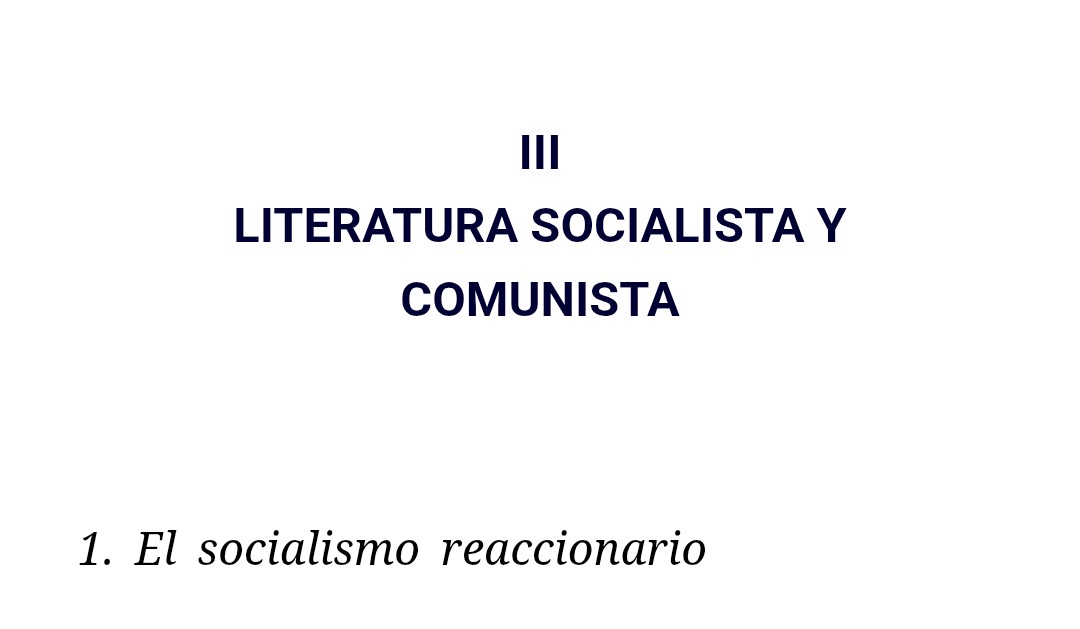 Me sorprende que tantos marxistas defienden proyectos como el chavismo o la Rusia de Putin solo por declararse antiimperialistas sin un gramo de critica, cuando en el manifiesto comunista Marx y Engels hicieron todo un capítulo criticando otros modelos socialistas y sus fallos.