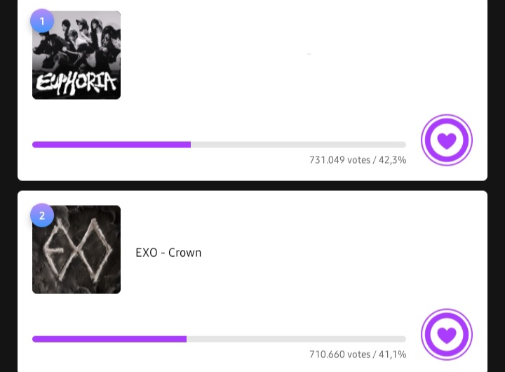 EXO Streaming & Voting tweet media