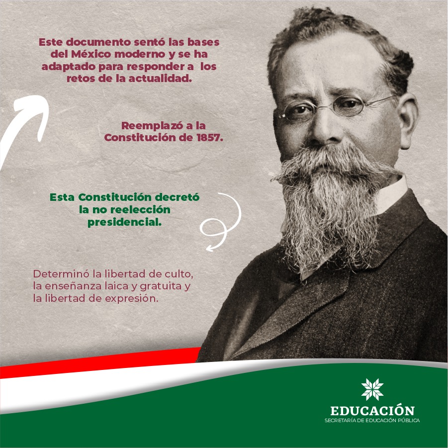 📜🇲🇽 Hoy conmemoramos la promulgación de la Constitución Política de 1917, un hecho histórico que marcó el rumbo de México al establecer los derechos y libertades que fortalecen nuestra vida democrática.

Esta fecha nos invita a reflexionar sobre la importancia de la justicia