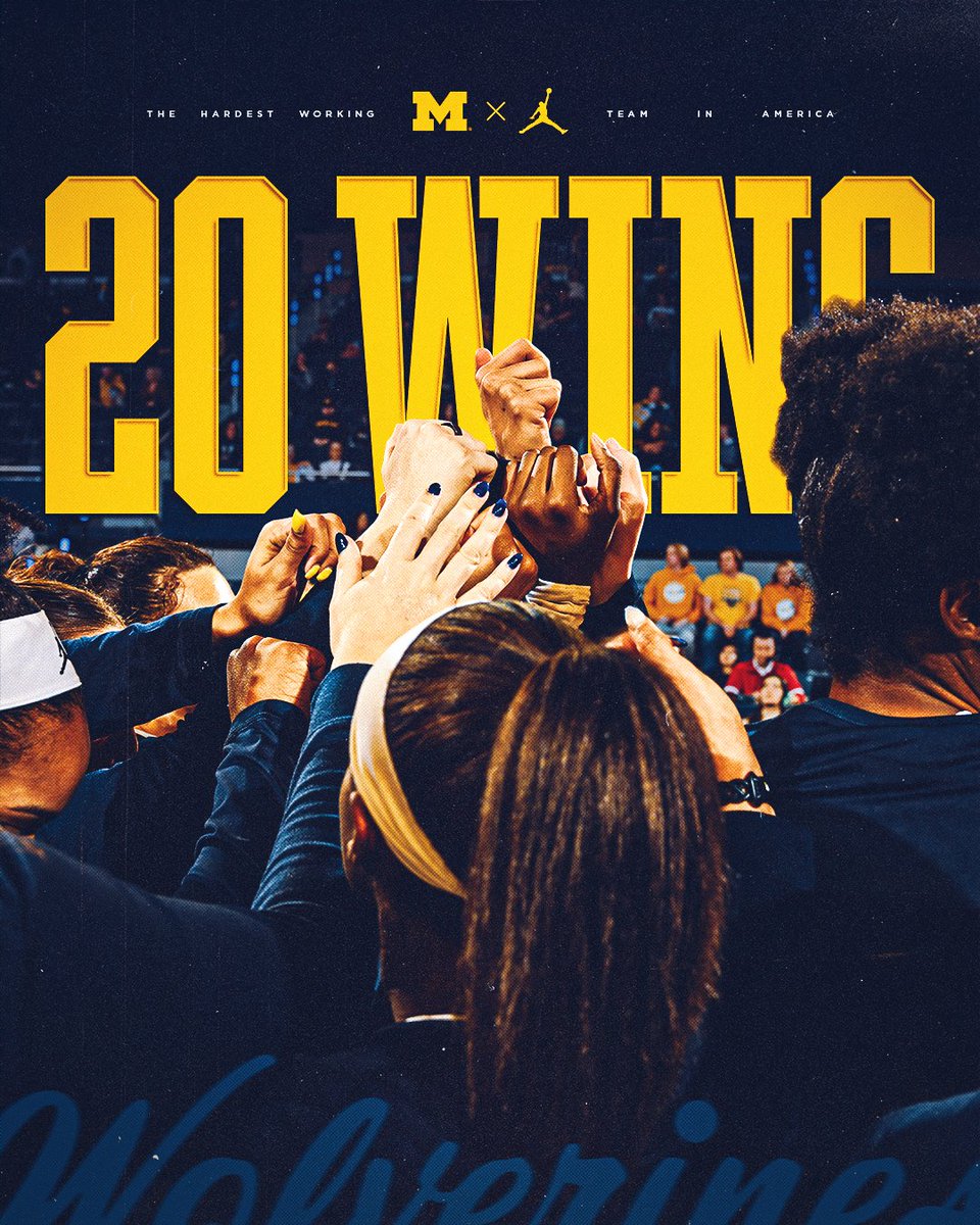 umichwbball's tweet photo. Wolverines get to 20 wins after tonight's 88-76 win over Nebraska

#GoBlue https://t.co/k0vSXXHu1u