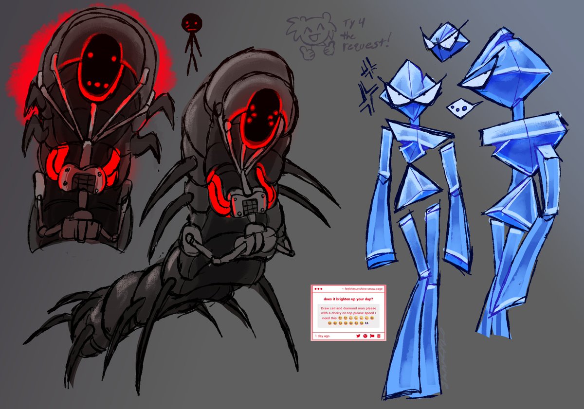 sammzyo_o's tweet photo. cell and diamond man for anon :-D
#daveandbambi https://t.co/u4aw8M2xYt