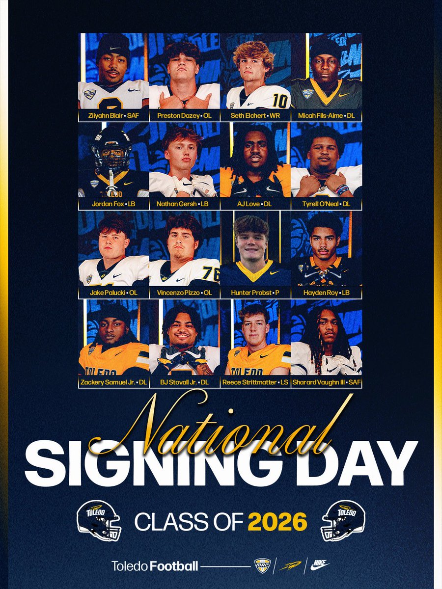 ToledoFB's tweet photo. Officially Welcoming the Class of 2026 to #TeamToledo‼️🚀 https://t.co/hxoe0knMPn