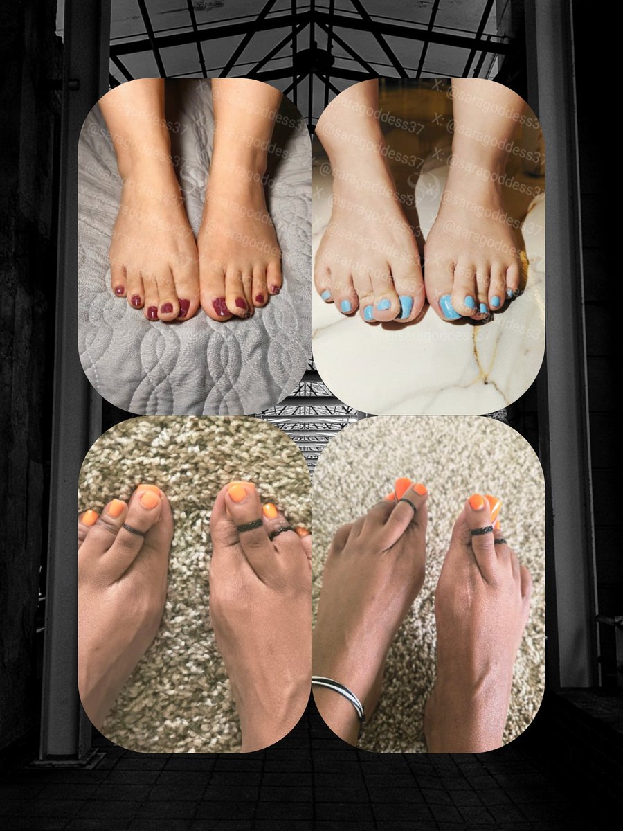 king_of_toes's tweet photo. 👑King of Toes Competition🏆 

❤ Put Second Toe on Big Toe 🤍

🖤Round 16 (Knockout)❤

🧡  @saragoddess37 🖤  
Vs         
💙 @kweenkhay 🤍  

💙Vote now for your favorite model 

❤RT &amp; like &amp; bookmark🤍

🧡Support my contest to reach everyone 

🖤Poll in the comments🤍 https://t.co/9NZQBxTCVo