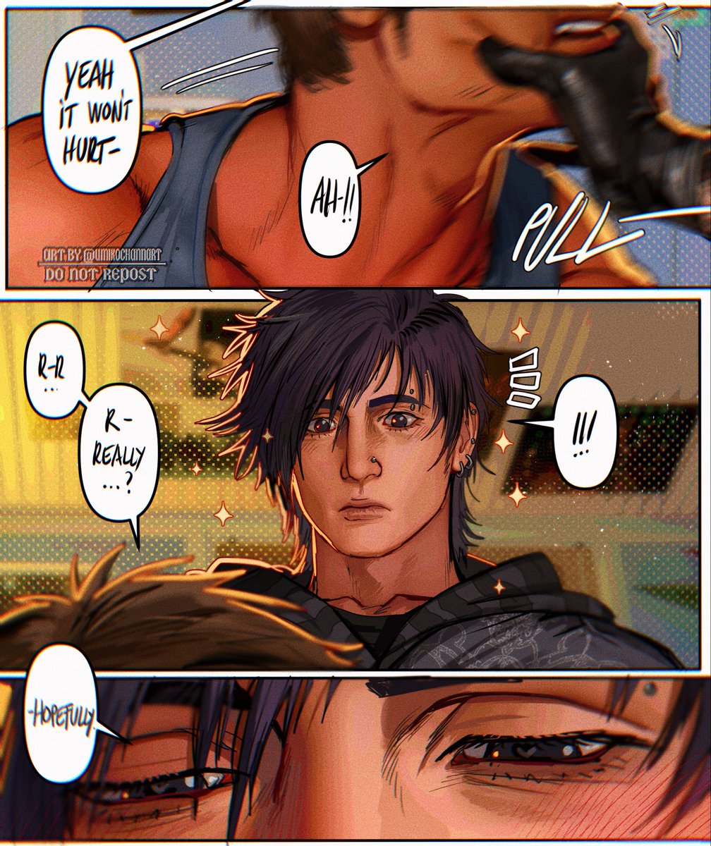 umikochannart's tweet image. First piercing  #StardewValley