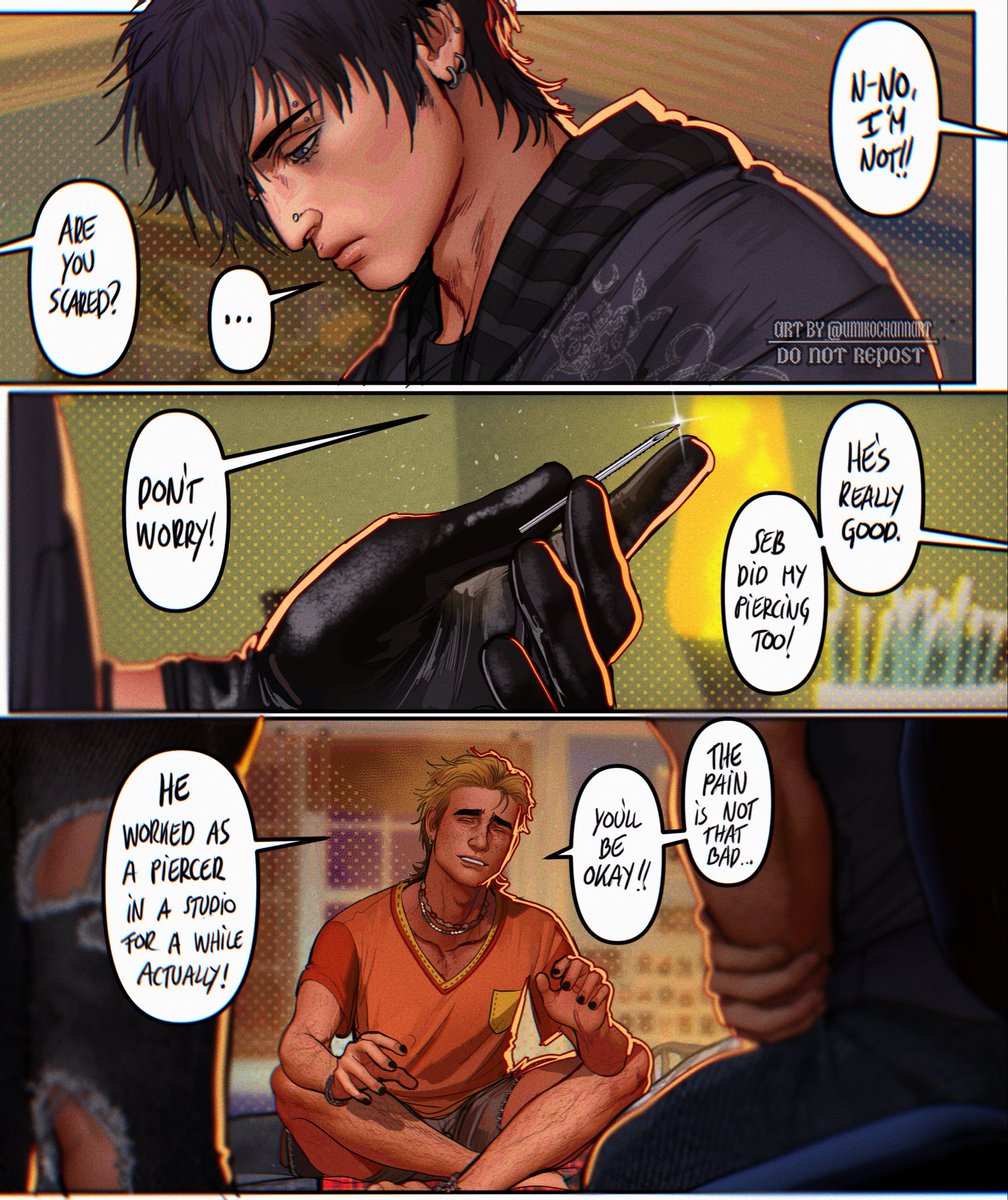 umikochannart's tweet image. First piercing  #StardewValley