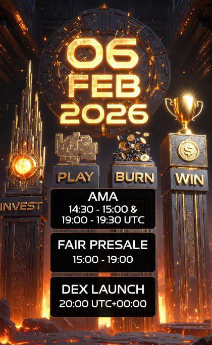 The final quiet before the roar.
48 hours until GameFi shifts.
This is the activation of a closed-loop economy.
Launch: Feb 6.
The game starts now. ⚡️
#GMC #GameFi #LaunchMode