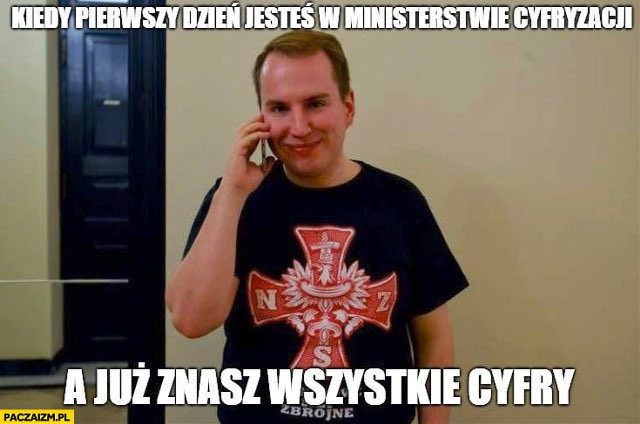 Nie wiem czy na Andruszkiewicza coś prokuratura rzeczywiście ma, ale ja nadal pamiętam, że opuściwszy Ruch Narodowy, wtulił się w ramiona PiSu - za stołek w Ministerstwie Cyfryzacji. To nie jest człowiek któremu się ufa.