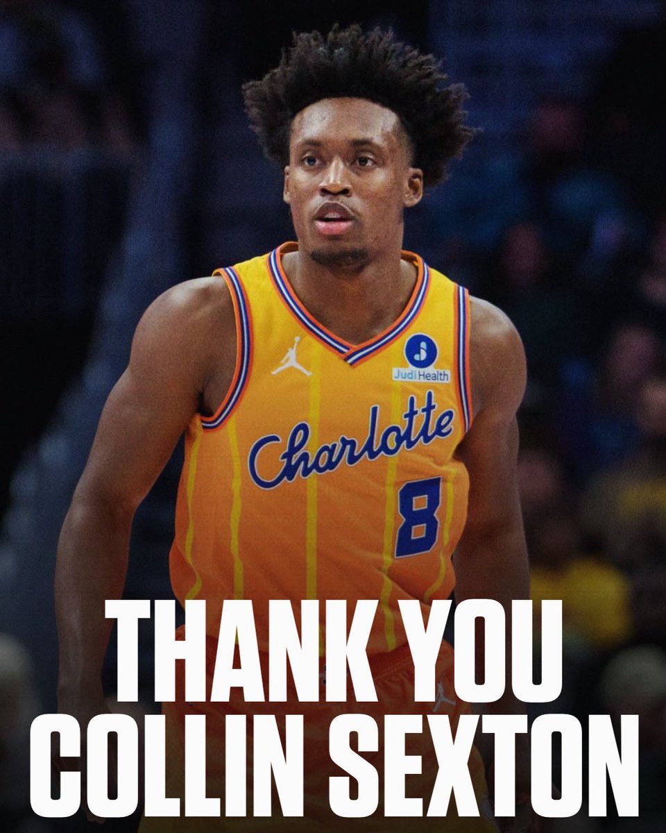 Although I’m excited about the Hornets grabbing Coby White in the trade, it also means Collin Sexton will be gone and i just wanted to appreciate the mentality and commitment he made to the team each and every night. 

Best of luck in Chicago Young Bull 💜
