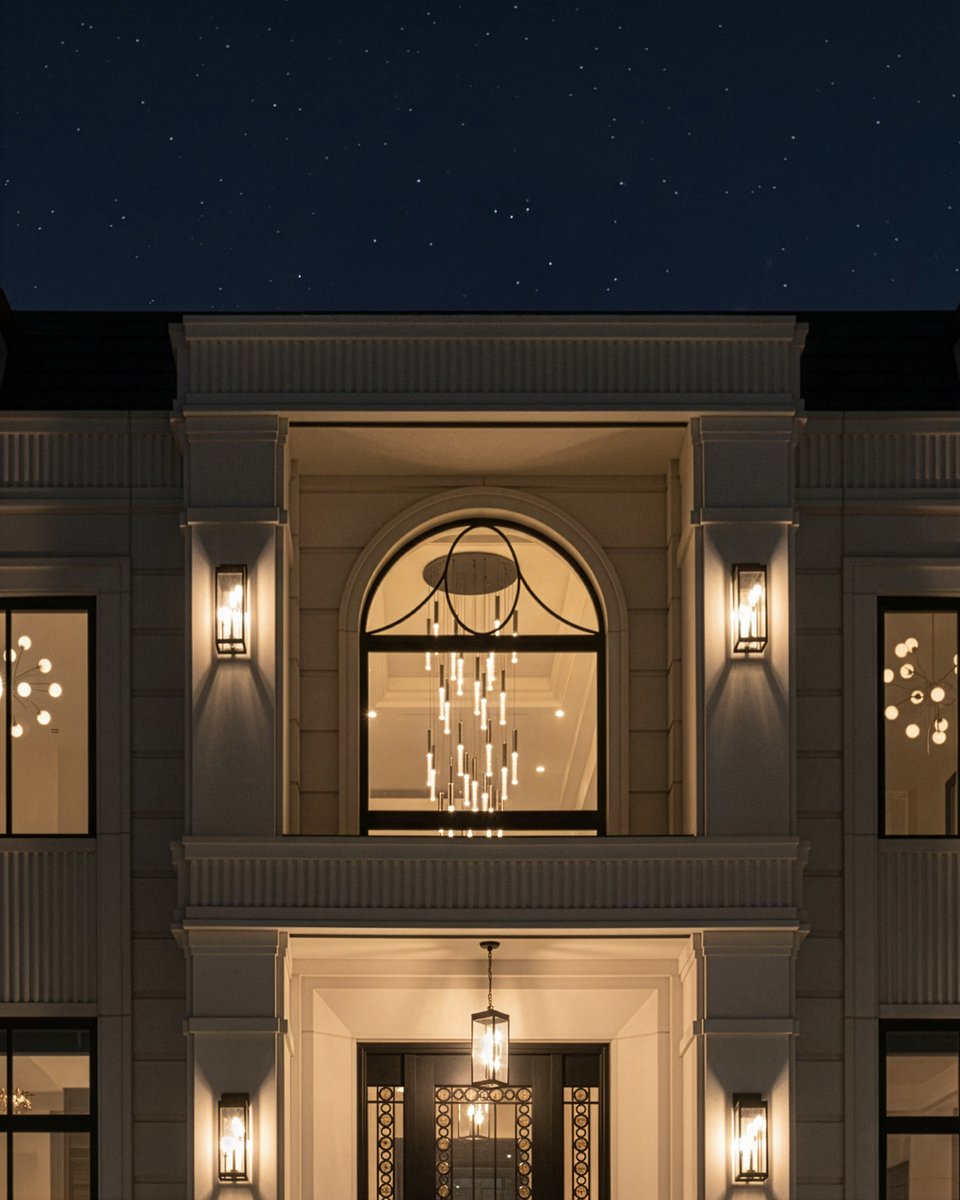 Window_City's tweet image. When night falls and the home lights up, the windows become the centerpiece—works of art beneath the stars.
Precisely defined curves. Perfectly sealed craftsmanship.
Nearly 35 years of window and door expertise—refined in every detail.

#WindowCity #CustomWindow