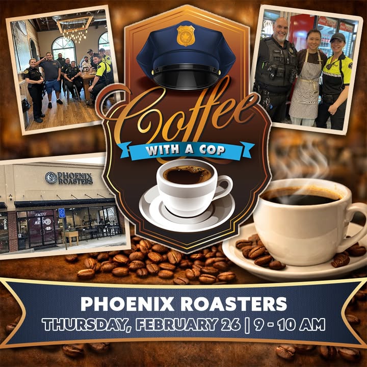 ☕️🚓 Join us for Coffee with a Cop at Phoenix Roasters (2640 Old ...