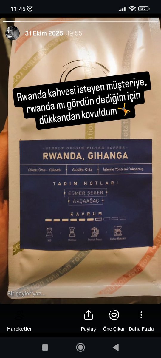 bbirbes's tweet photo. Kahvecimizin işleri niye düşük derken, yaptığım şakalar https://t.co/3JOmcHlxGM