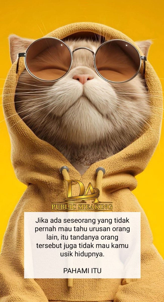 Assalamualaikum warahmatullahi wabarokatuh, selamat pagi... Semoga segala aktivitas hari ini dapat berjalan dengan baik, sukses untuk kita bersama... 

#quotesda #dapublicspeaking #jagahati
#jagakesehatan #denyazis