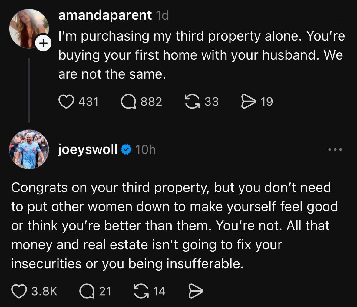 And she blocked me. 🤔🤔🤔