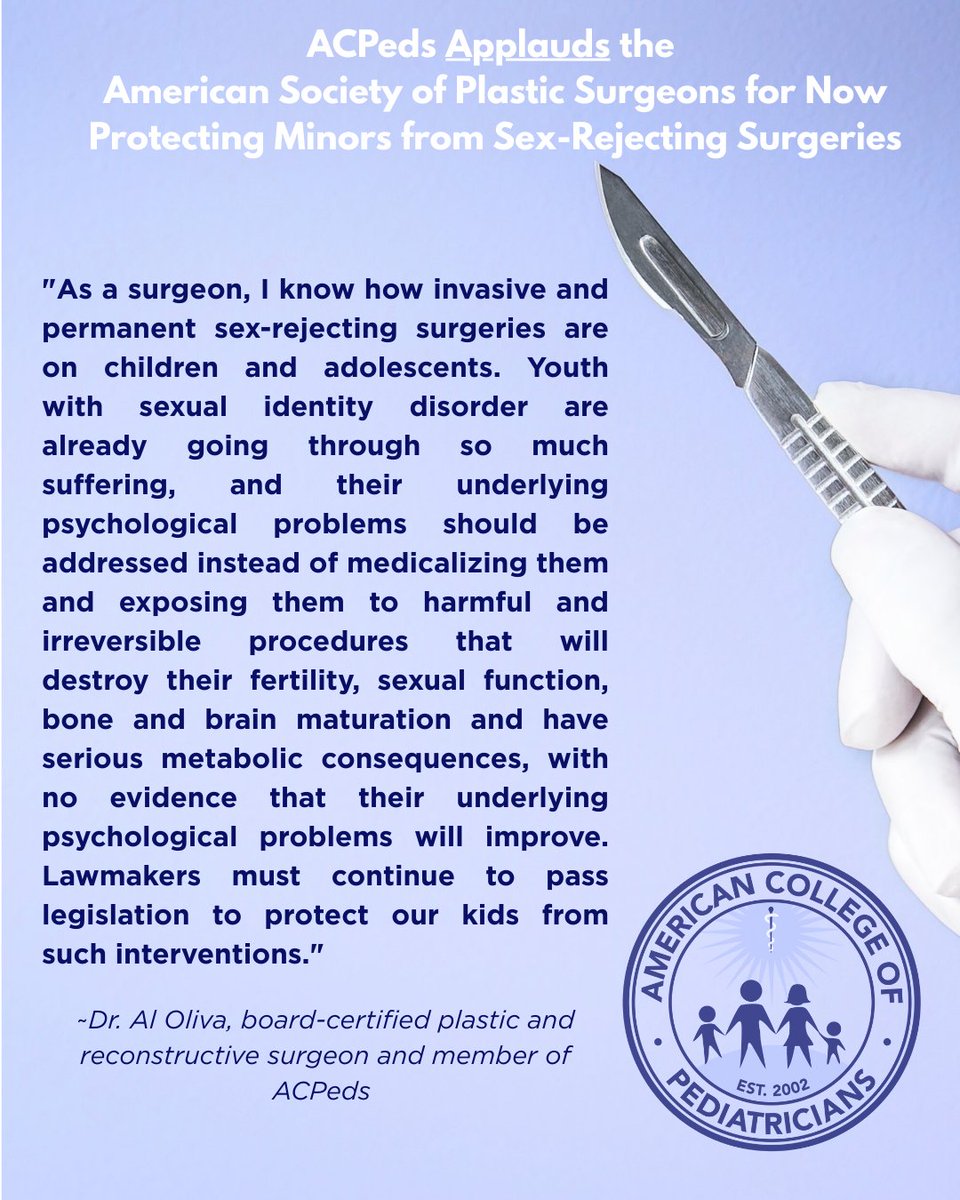 The American College of Pediatricians tweet media