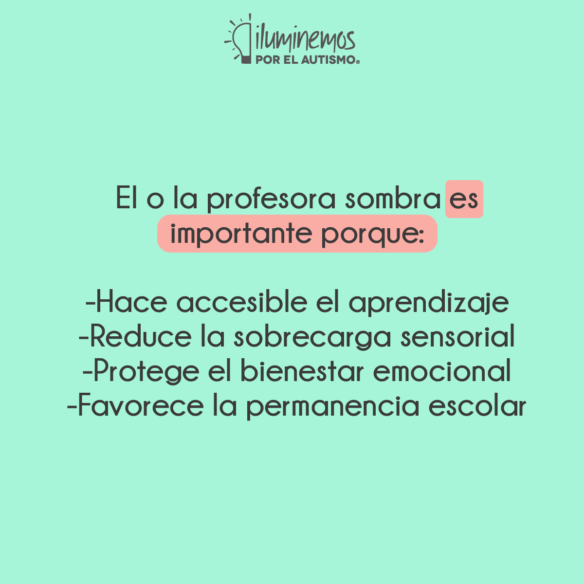 ¿Qué significa realmente ser maestra y maestro sombra… y qué no lo es? 🤯
En este carrusel te contamos qué es una maestra sombra y también lo que no debería ser.
#Maestrasombra #Autismo #Inclusión #EducaciónInclusiva