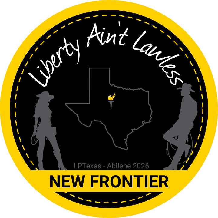 LPTexas's tweet photo. Join the growing list of sponsors for our 2026 New Frontier Convention in Abilene! 

Reach hundreds of dedicated Libertarian volunteers,  candidates, and supporters from across the state, as well as members of  the local Abilene community with YOUR message!

(check out all the benefits in the first reply)