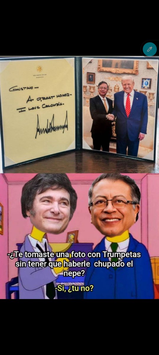 Jajajajajajajajaja muy bueno el problema es que <a href="/petrogustavo/">Gustavo Petro</a> también le chupo el nepe, tremendo cipayo. "Muy rico y todo pero sigues en la lista Clinton, paga abogado con los impuestos de los Colombianos "