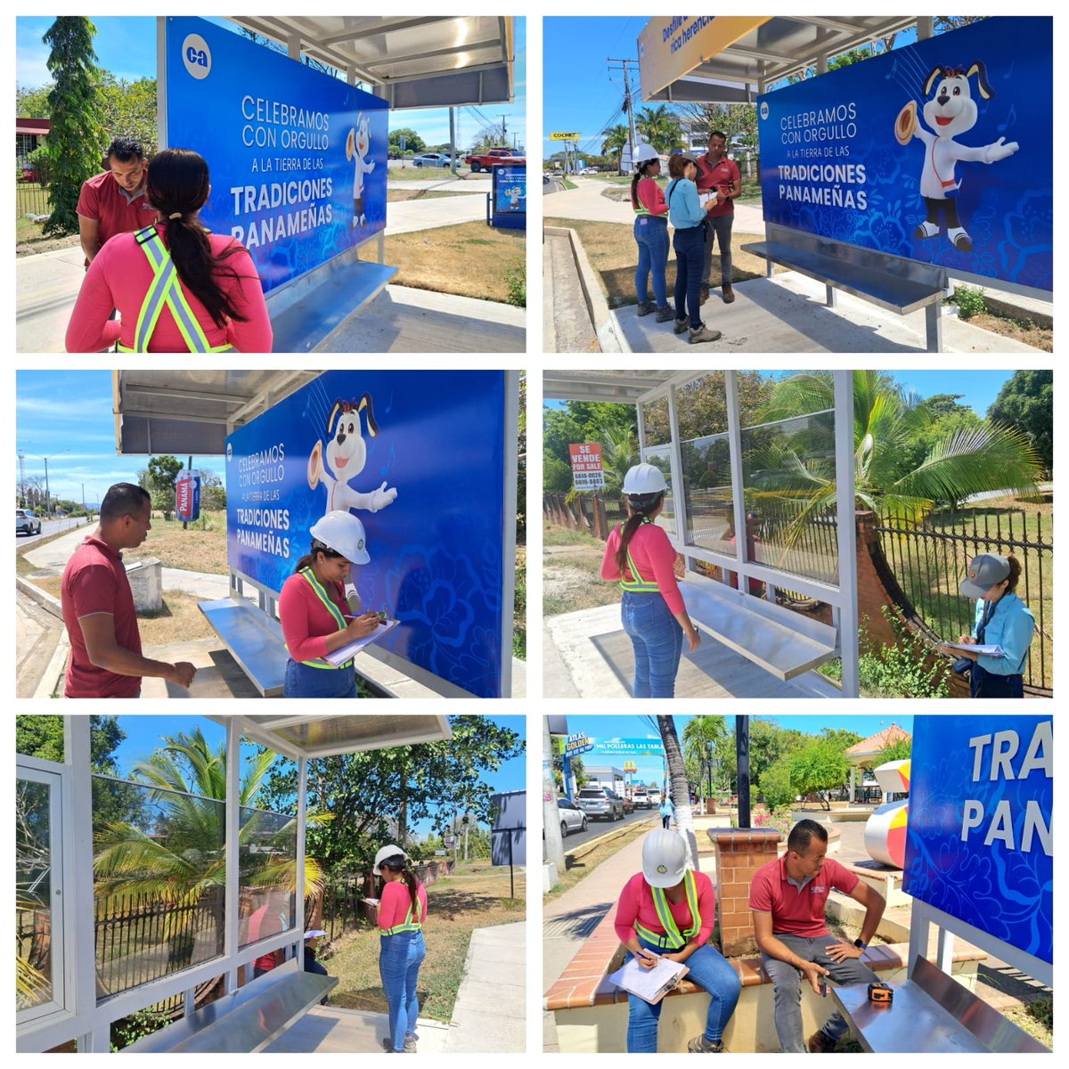 En la mañana de hoy, se realizó por parte del personal de Descentralización Municipal en coordinación con la Contraloría General de la República, la inspección de los proyectos IBI correspondientes a la Construcción de paradas de buses

#MunicipiodeLasTablas
#Trabajandoparatodos