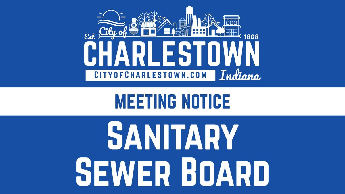 MEETING NOTICE: The Sanitary Sewer Board will meet on Thursday, Feb. 5 at 9 a.m. in the Chambers of City Hall. The meeting is open to the public and will be live-streamed on the City's Facebook page.
AGENDA: buff.ly/K9LizY2