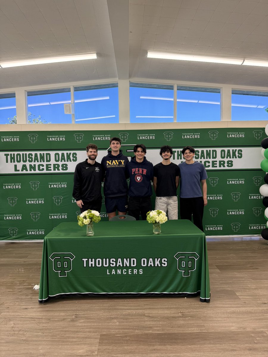 Coach_Baltau's tweet photo. Congrats to these special young men. Gabriel Chin signed with UPenn(track), Kaden Glover with Navy (football). Great kids, hard workers. So proud of
@pollonpreps @Tarek_Fattal @latsondheimer @vcspreps https://t.co/vZdfdqVLUV