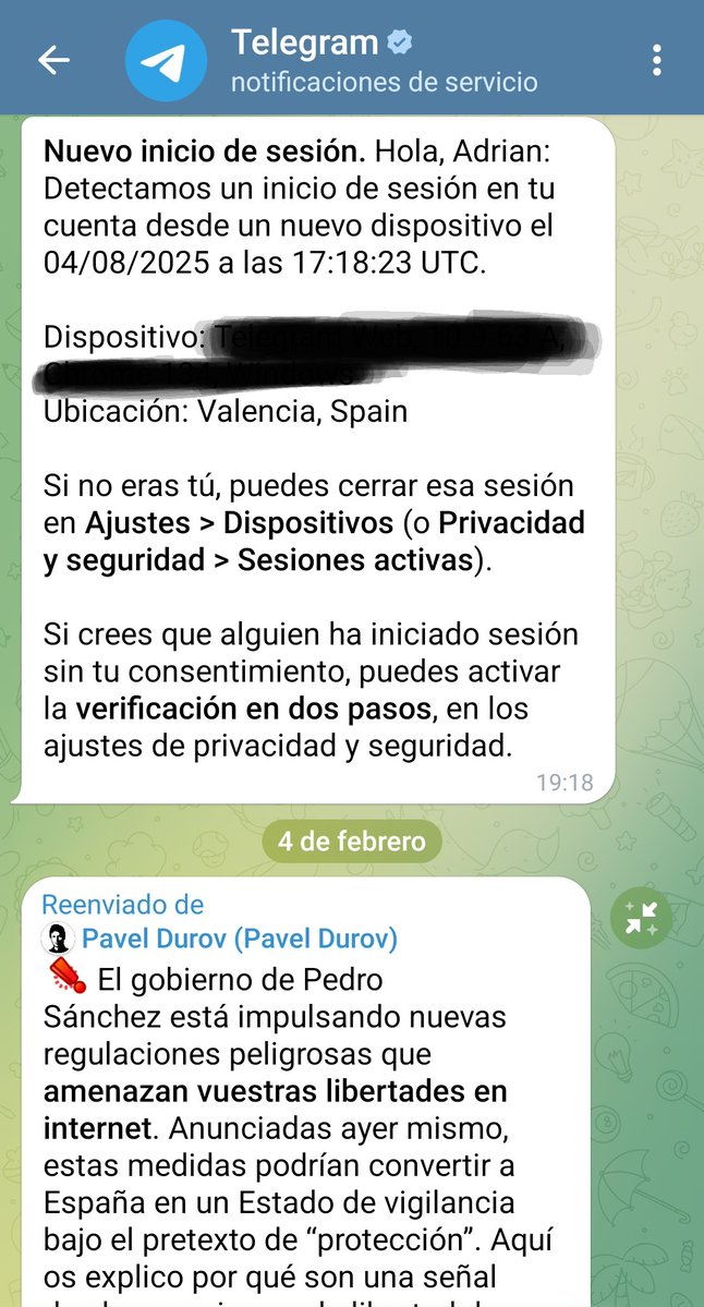 1/9 Acabo de presentar una reclamación ante la Agencia Española de Protección de Datos contra Telegram y su propietario Pável Dúrov.

Es intolerable que el dueño de una app de mensajería utilice de forma irregular nuestros datos para hacer su campaña política ⬇️