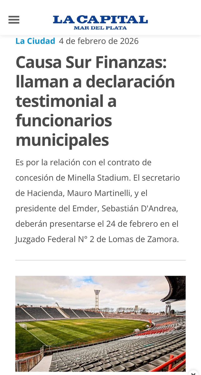 ¿Qué hicieron con el estadio?

De acuerdo a la información pública y a lo que se puede ver hasta ahora, tenemos:
• un alambrado
• un allanamiento
• dos citaciones judiciales para prestar declaración testimonial en una causa penal
• ninguna obra

Lo que aún no se pudo ver es