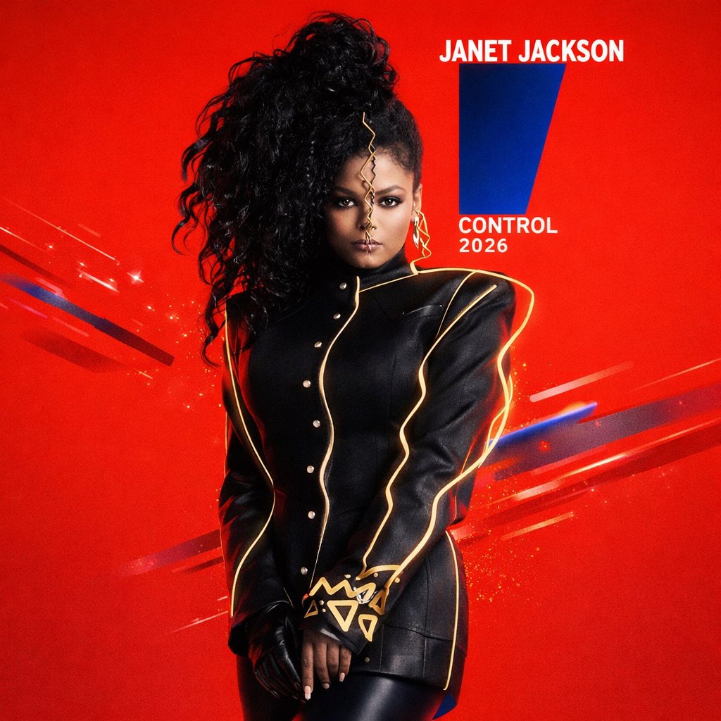 JanetJacksonUK's tweet photo. Reimagining the cover If ‘Control’ was released today! Celebrating 40 years of the game changing album! @JanetJackson @flytetymejam @flytetymelewis What a trio! What a collection! THE soundtrack to so many lives! #janetjackson #control40 @thatgrapejuice @billboard #janetcontrol https://t.co/p4rcKnDzVl